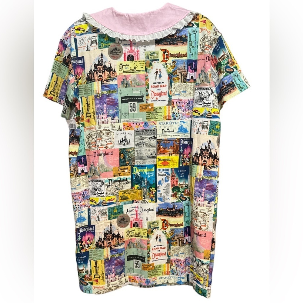 Disney Parks Disney 100 Era Collection Retro Vtg Collared Tunic Dress sz M NWT - Picture 2 of 5